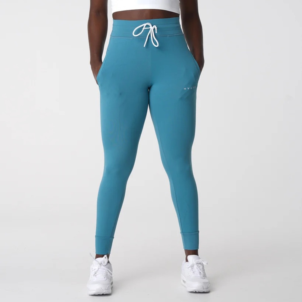 NVGTN Teal High-Waisted Joggers